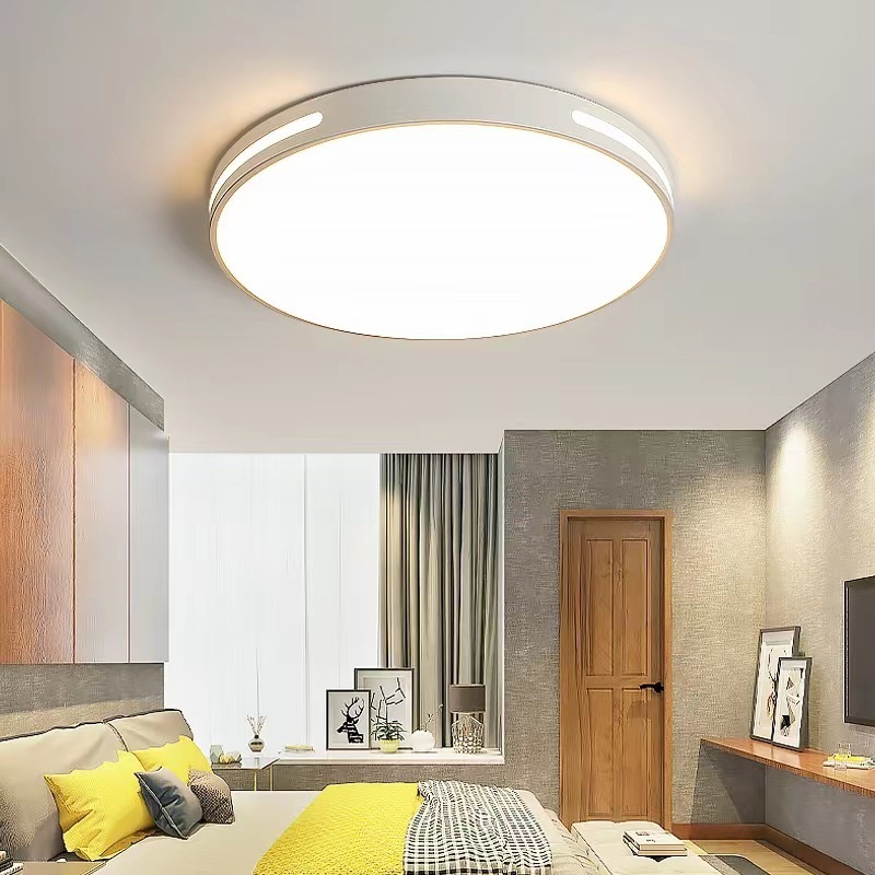 Minimalist acrylic slim surface mounted restaurant  decorative bedroom modern led zhongshan ceiling light for living room