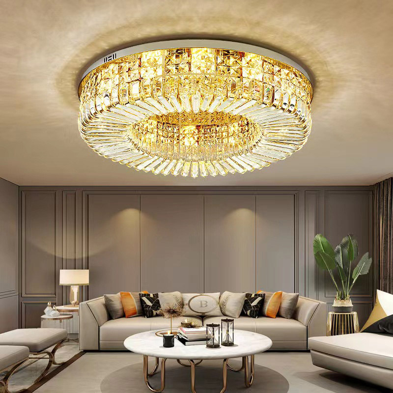 Luxury round modern lighting chandeliers pendant lights luxury nordic ceiling lighting chandelier for living room bedroom