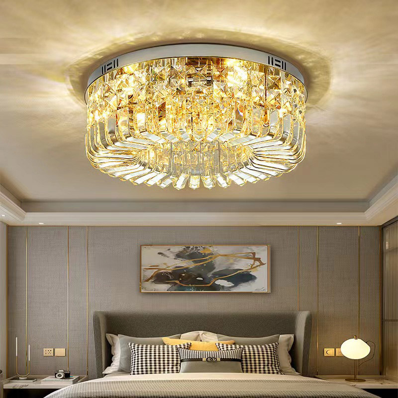 Luxury round modern lighting chandeliers pendant lights luxury nordic ceiling lighting chandelier for living room bedroom