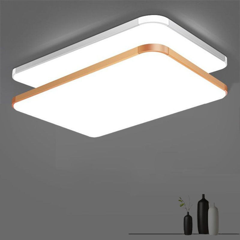 Export office living room metal minimalist warm white thin led ceiling light surface mounted led light ceiling