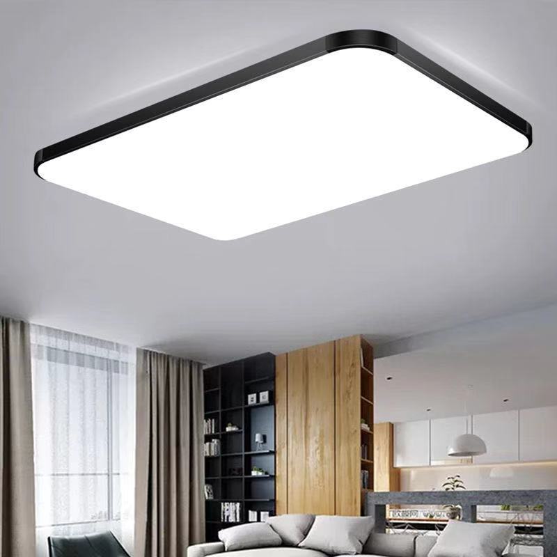 Export office living room metal minimalist warm white thin led ceiling light surface mounted led light ceiling