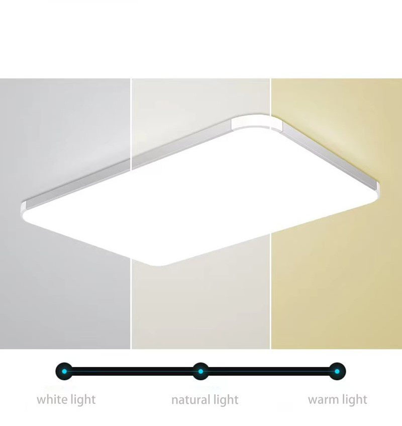 Export office living room metal minimalist warm white thin led ceiling light surface mounted led light ceiling