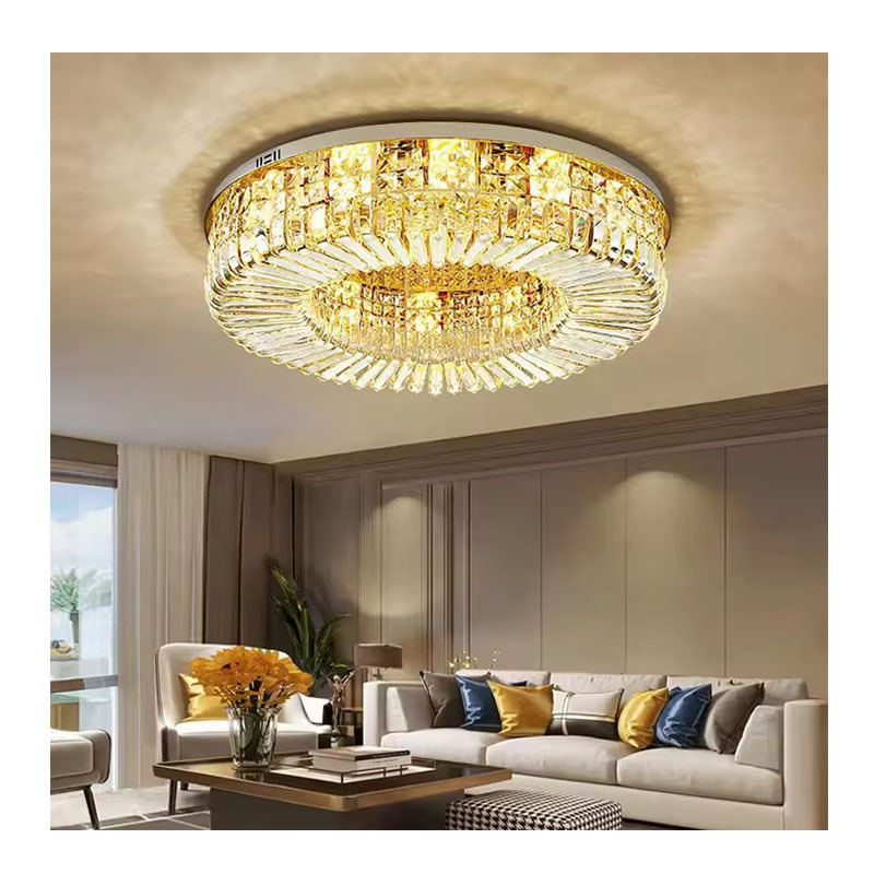 Luxury round modern lighting chandeliers pendant lights luxury nordic ceiling lighting chandelier for living room bedroom