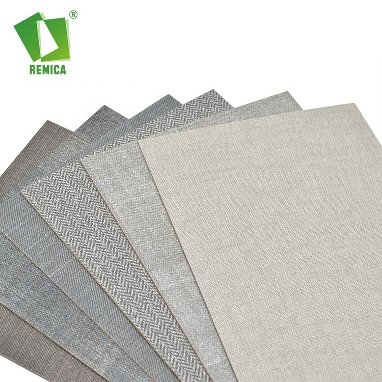 Fireproof HPL Textile Grain High Pressure Laminate For Decoration Materials Industry