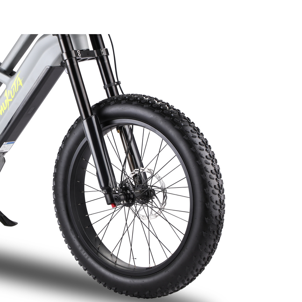 Mukuta Knight Ready Stock Mukuta Knight Electric Bike 1200W 24 Inch Fat Tire Electric Bicycle Part Electric Dirt Bike Bicycle