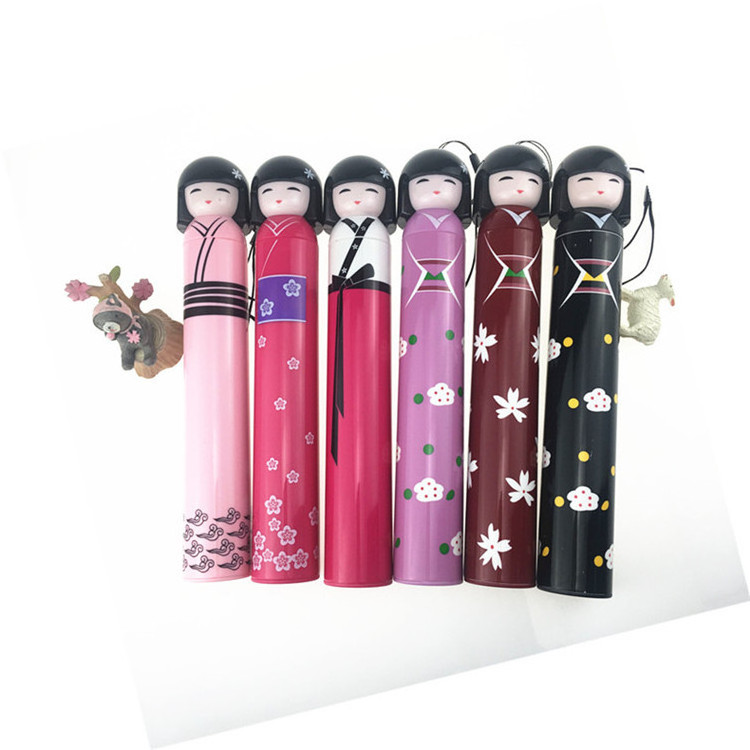 Prpmotional 3 Folding Cute Japanese Doll Umbrella