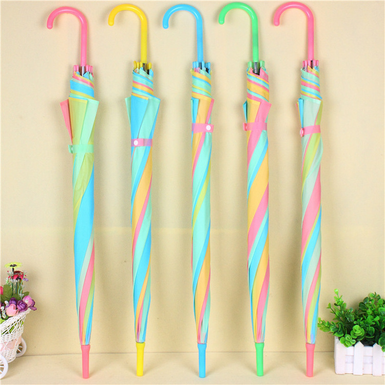 2024 Promotion Rainbows Umbrella Cheap Gift Printing Blossom Umbrellas