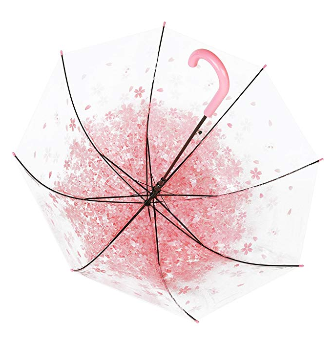 Transparent Clear Bubble Dome Umbrella for Wind and Heavy Rain 33'' in Diameter