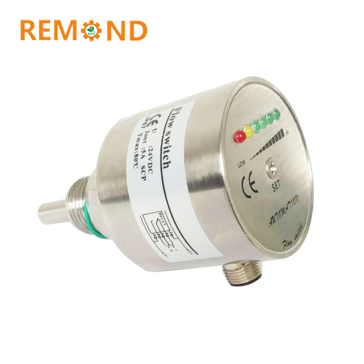 Water Flow Switch High Accuracy Stainless Steel Flow Sensor Thermal Flow Switch