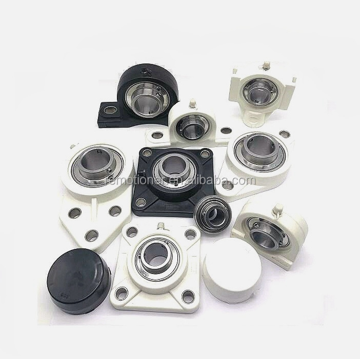 adjustable plastic pillow block ball bearings with plastic housing UCFB204 UCFB205 UCFB205-16 UCFB206 UCFB207 UCFB208