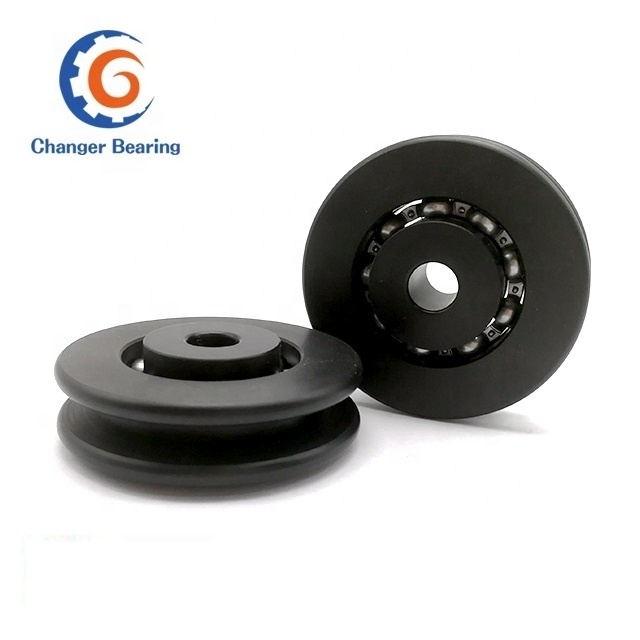 nylon pulley wheels with bearings as per your drawing