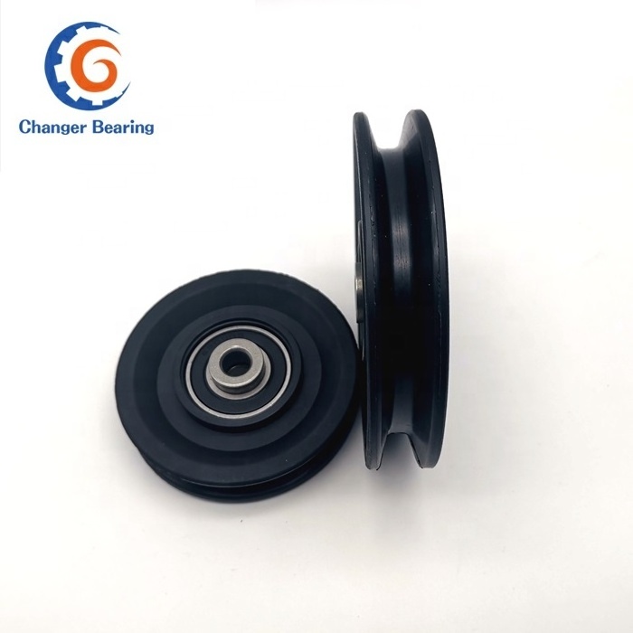 nylon pulley wheels with bearings as per your drawing