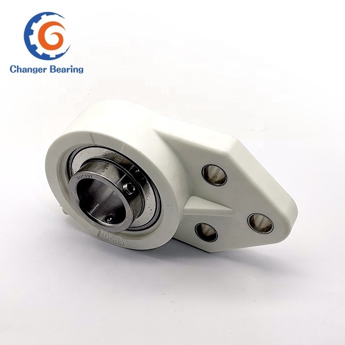 adjustable plastic pillow block ball bearings with plastic housing UCFB204 UCFB205 UCFB205-16 UCFB206 UCFB207 UCFB208