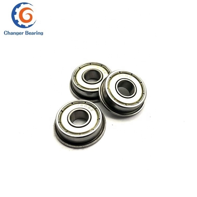 Water Resistant Flange F608ZZ Ball Bearing Chrome Steel Bearings