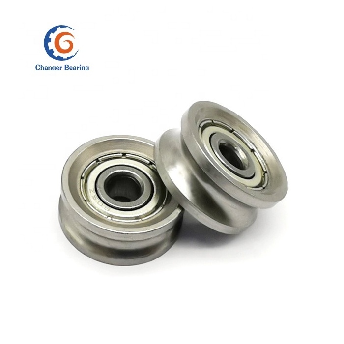 V Groove Guide Wheel Bearings Track Roller Bearing V Block LV201-14 2RS LV202-41ZZ LV203ZZ LV204-57ZZ LV204-58ZZ