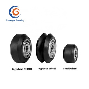 Wheel Pulleys V Groove Type Ball Bearing Big and small Wheel 3D Printer Parts Round Gear Part For CNC Machines