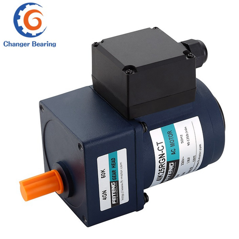 AC Speed Control Gear Motor Single Phase 110v/220v 6W~200W AC Gear Motor with Speed Controller