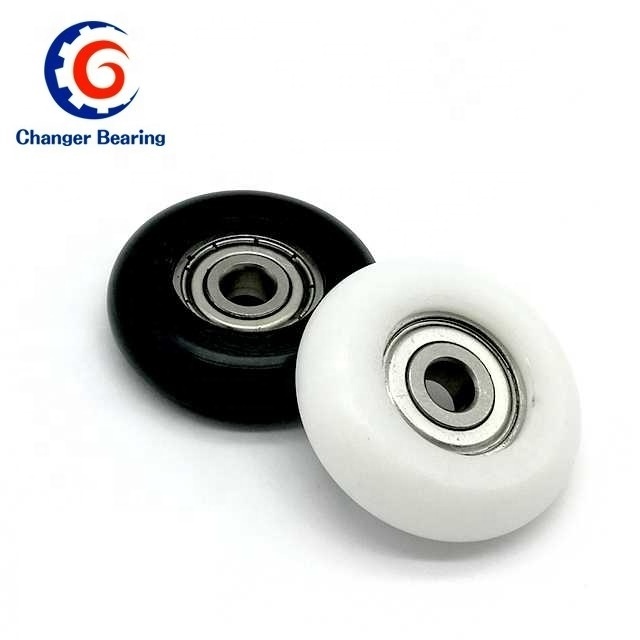 High quality outdoor boat rowing seat wheel 6X34X10mm with stainless steel bearing S626 bore 6mm white/black/pink color in stock