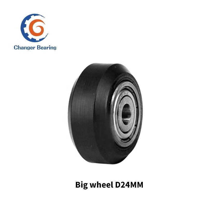 Wheel Pulleys V Groove Type Ball Bearing Big and small Wheel 3D Printer Parts Round Gear Part For CNC Machines