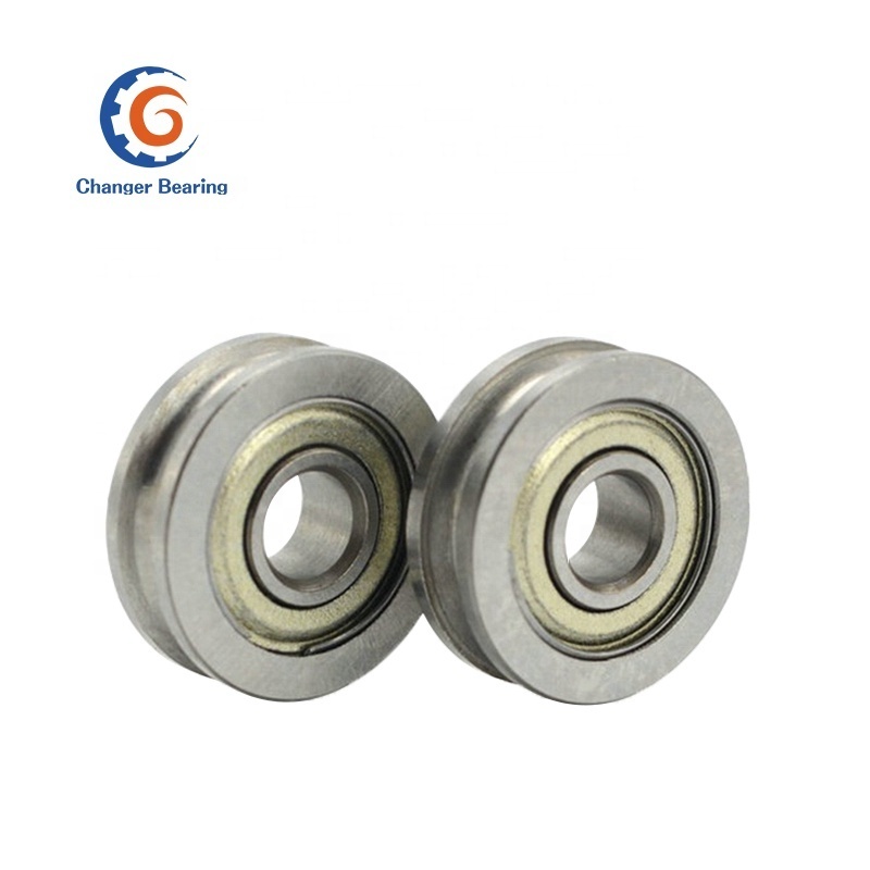 Deep groove ball bearings LFR50/5-4 u groove track roller bearing/wheel