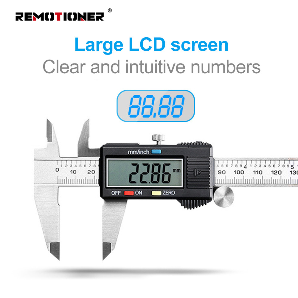 0-100/150-200-300mm Digital Caliper Electronic Digital Display Stainless Steel Vernier Caliper