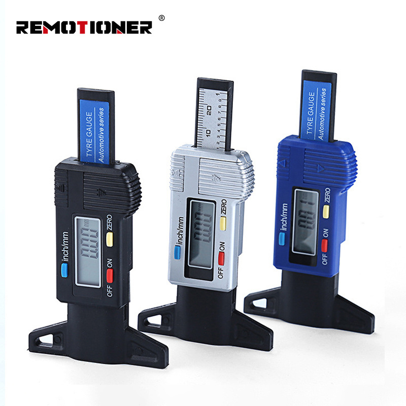 0-25mm Meter Measure Electronic Digital Display Tire Depth Gauge Tread Gauge Depth Vernier Caliper Tread Gauge