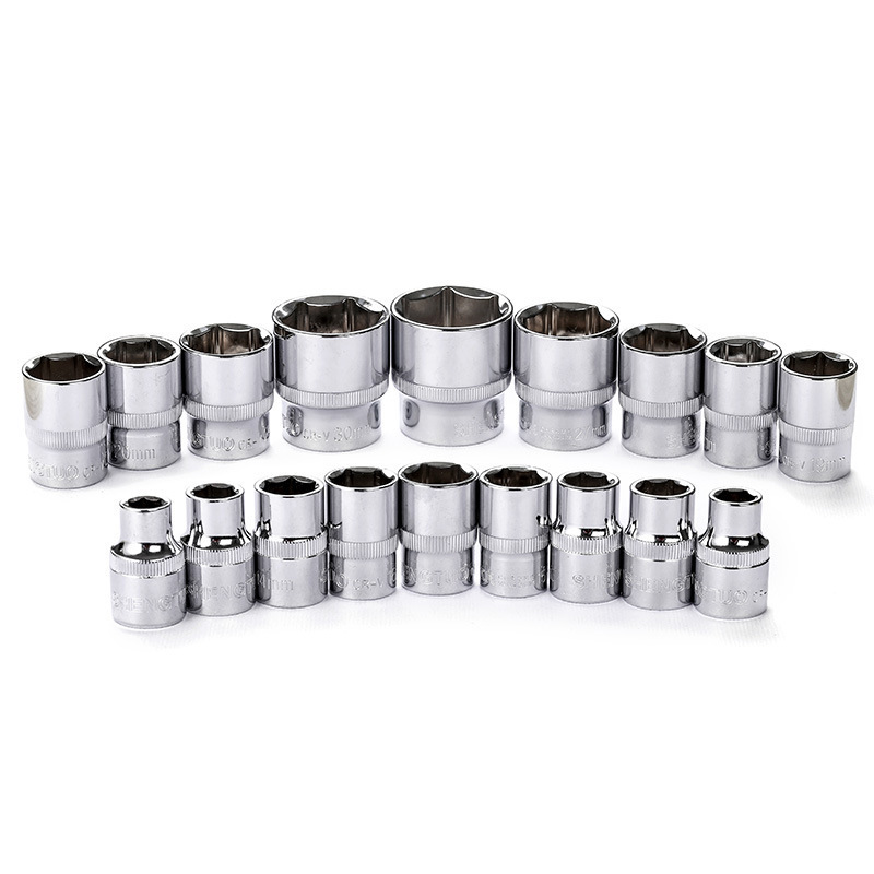 Multi-size 10mm Mirror Socket Set Tool Kit Deep Universal Socket Adapter For Socket Wrench