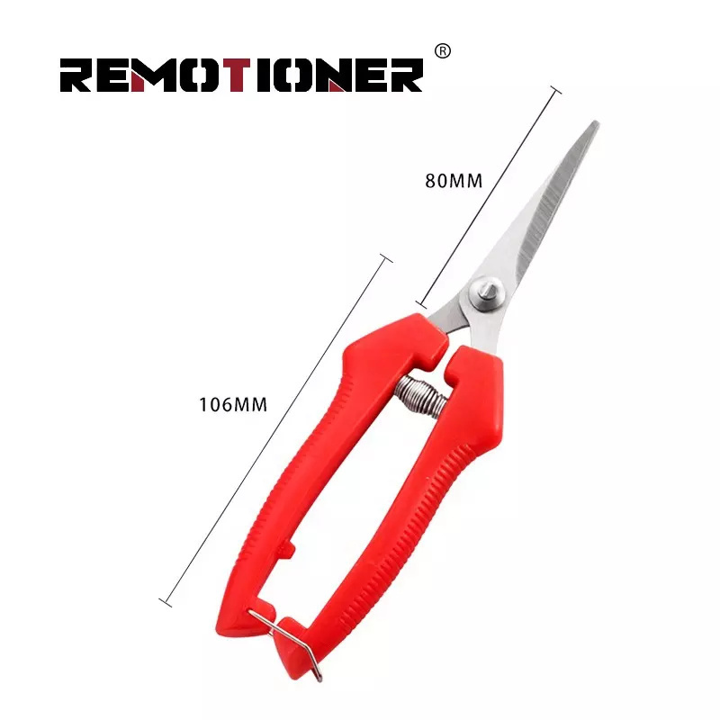 Garden Hand Tools Hydroponic Blade Cutter Stainless Steel Garden Scissor Pruner Pruning Shears