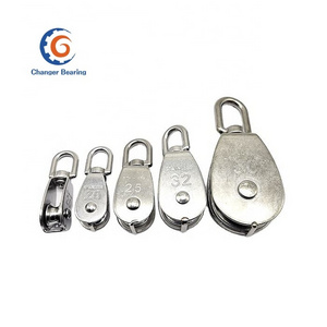 Stainless Steel Wire Pulley M20 Steel Swivel Lifting Rope Pulley