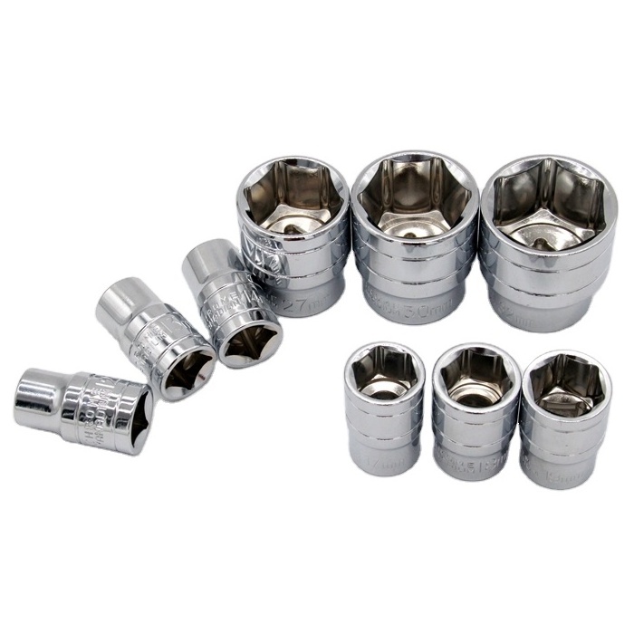 Multi-size 10mm Mirror Socket Set Tool Kit Deep Universal Socket Adapter For Socket Wrench