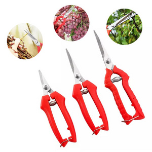 Garden Hand Tools Hydroponic Blade Cutter Stainless Steel Garden Scissor Pruner Pruning Shears