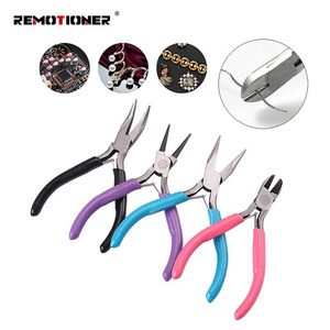 DIY hand tools sets 5" Good price high quality pink diagonal cutting jewelry plier