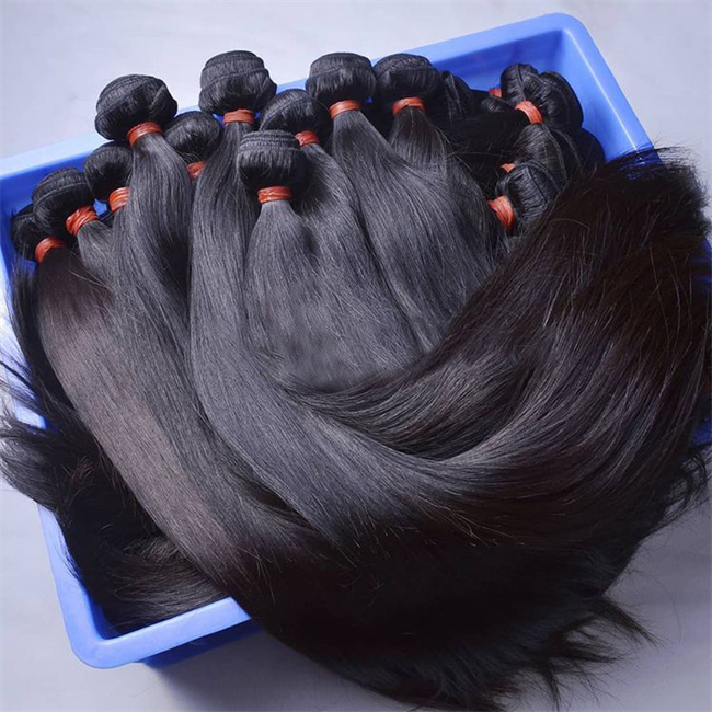 Virgin Cuticle Aligned Hair , Raw Cambodian Hair Vendor Wholesale Free Sample Hair Bundles