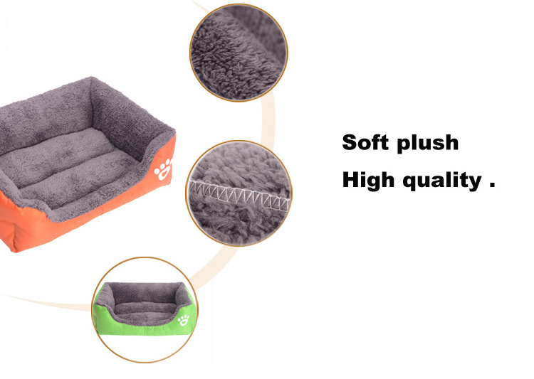 Manufacturer wholesale multi-colors oxford pet dog plush sofa bed