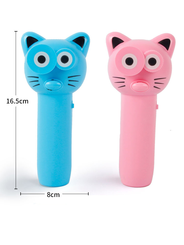 Manufacturer wholesale blue pink string teaser cat launcher toy