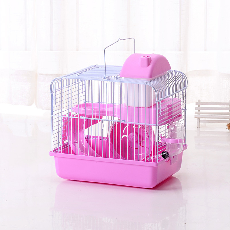 Manufacturer wholesale custom acrylic luxury foldable carrier portable castle hamster cage