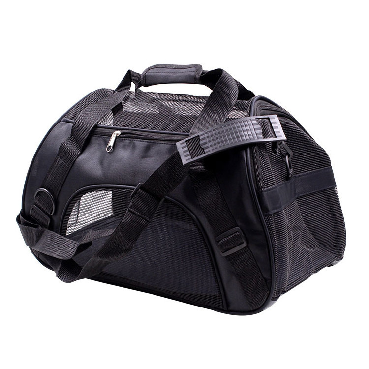 Manufacturer wholesale breathable cooling travel foldable cat dog carrier bag pet carrier