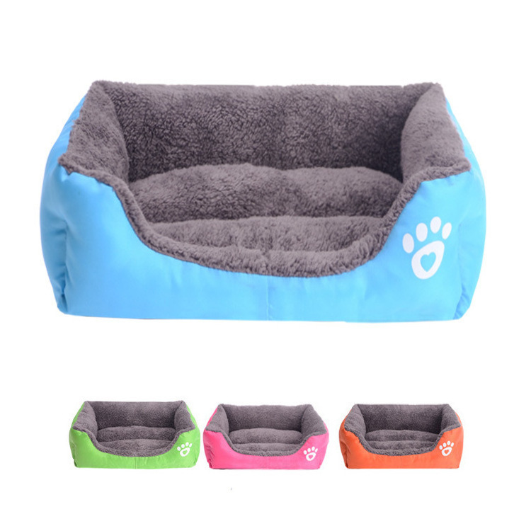 Manufacturer wholesale multi-colors oxford pet dog plush sofa bed