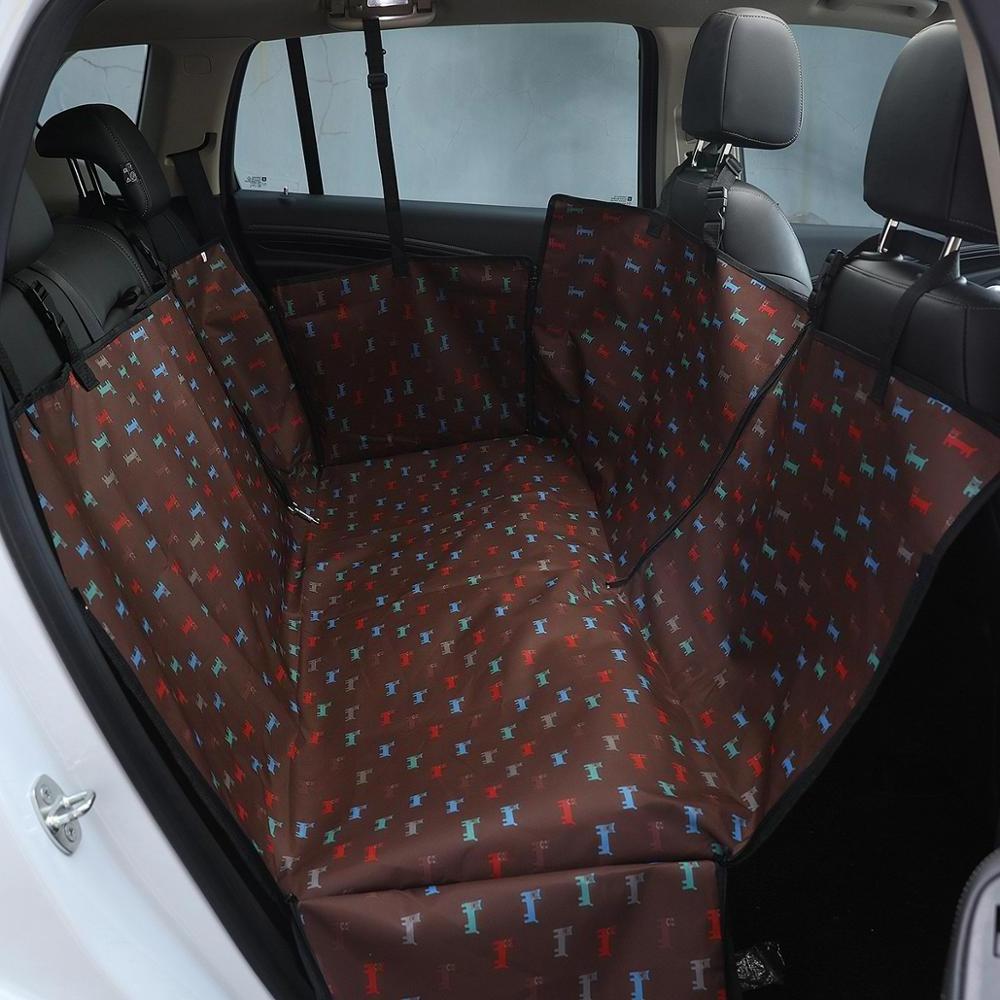 Manufacturer wholesale large multi-pattern waterproof washable car seat cover for dog use