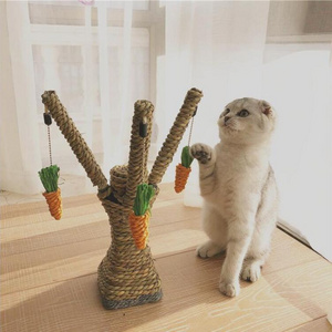 Wholesale Custom Cat Scratcher Toy Sisal Cat Scratching Tree with Cat toys