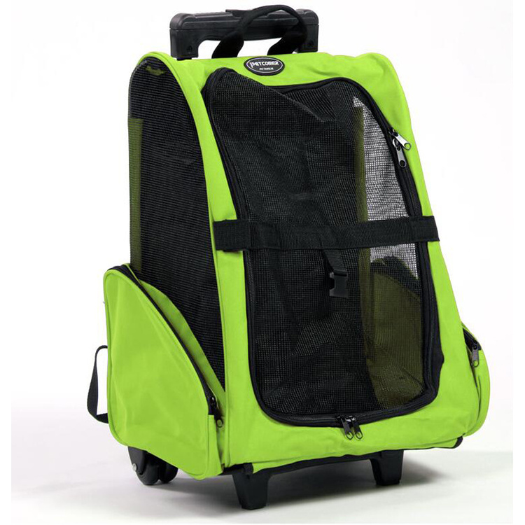 Popular Use Expandable Carry On Travel Pet Dog Carrier with Wheels