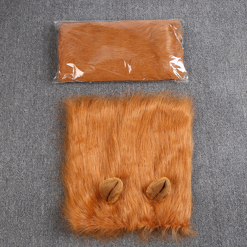 Manufacturer Wholesale Pet Wig Lion Mane Costume For Small Large Dogs Festival Party Fancy Hair Dog Clothes