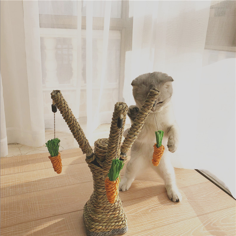 Wholesale Custom Cat Scratcher Toy Sisal Cat Scratching Tree with Cat toys