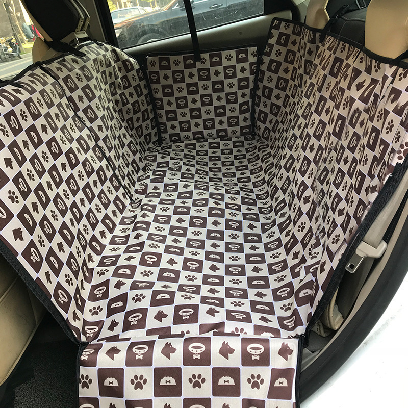 wholesale manufacturer large waterproof foldable washable oxford cloth carrier pet dog car seat cover