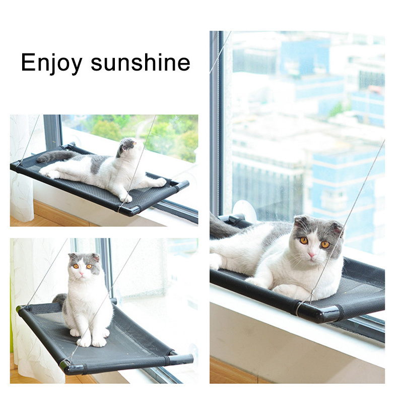 Manufacturer wholesale high load capacity sucker window hanging cat hammock