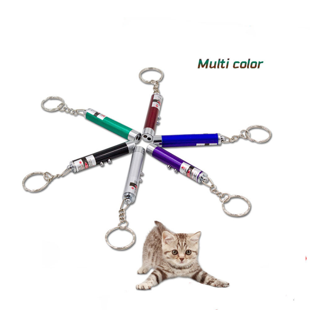 wholesale manufacturer battery operated electric interactive LED light pointer cat laser toy