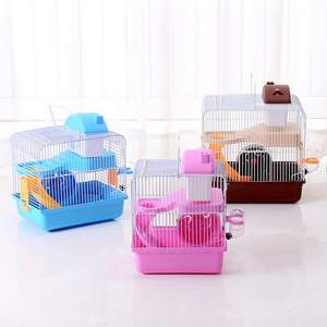 Manufacturer wholesale custom luxury acrylic foldable carrier portable castle hamster cage