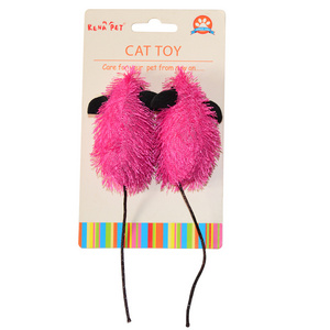 Wholesale cheap pink cat mouse toy