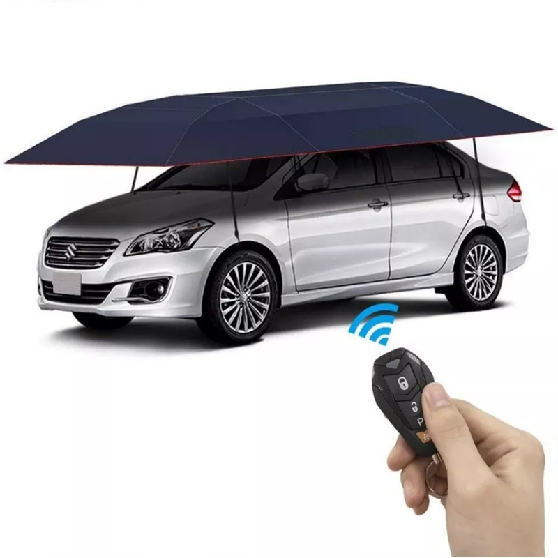 car sun cover fully automatic remote control outdoor car vehicle tent umbrella car sunshade cover