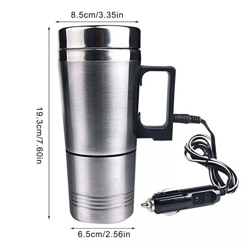 hot sale electric heated travel coffee cup heating smart cup electric kettle use for car 12v in the car electric kettle